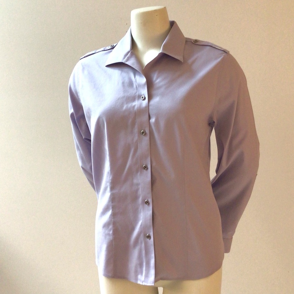Chico’s Lavender Button-Up Shirt